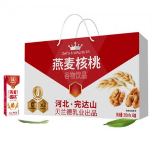 完達(dá)山貝蘭德燕麥核桃谷物飲品木盒禮盒
