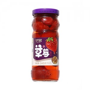華泉草莓罐頭245g