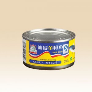玉蕾油浸金槍魚(yú)罐頭185g