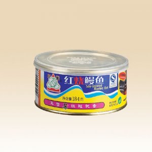 玉蕾紅燒鰻魚(yú)罐頭