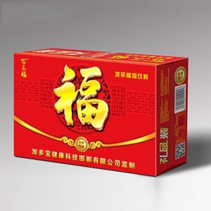 百樂(lè)福涼茶植物飲料箱裝