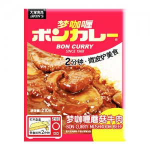 大塚食品夢(mèng)咖喱蘑菇牛肉（簡(jiǎn)裝）