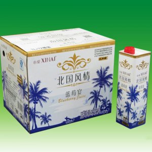 心愛北國風(fēng)情藍(lán)莓汁飲料1LX12