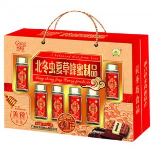 貢圣坊北冬蟲(chóng)夏草蜂蜜制品禮盒
