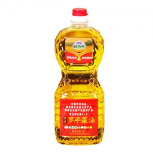 醇自然羅平一級(jí)菜籽油1.8LPET瓶裝