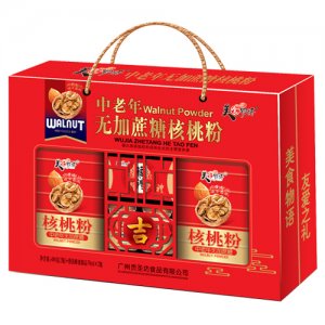 美食物語(yǔ)中老年無(wú)糖核桃粉禮盒