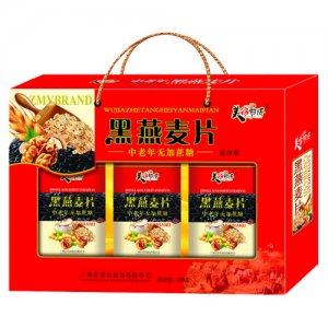 美食物語(yǔ)中老年無(wú)糖黑燕麥片禮盒
