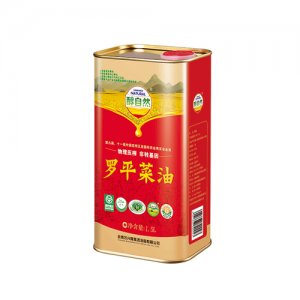 醇自然菜籽油一級(jí)1.5L鐵罐裝