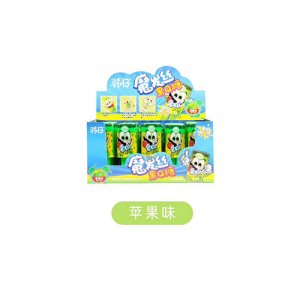 韓仔魔發(fā)絲果Q糖蘋果味糖果盒裝