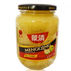 蒙清糖水蘋(píng)果罐頭510g