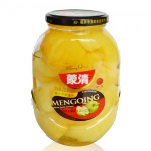 蒙清糖水蘋(píng)果罐頭720g