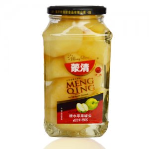 蒙清糖水蘋(píng)果罐頭880g