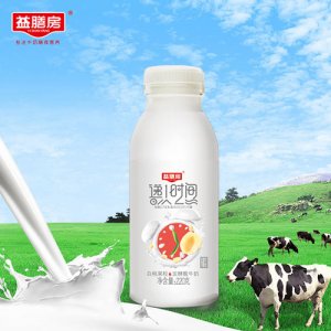益膳房遞一時(shí)間白桃果粒發(fā)酵酸牛奶