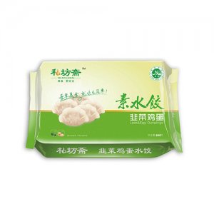 私坊齋尊品韭菜雞蛋水餃640g