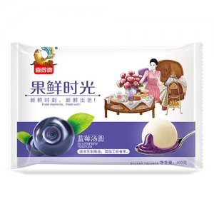 喜得貴果鮮時光藍(lán)莓湯圓400g