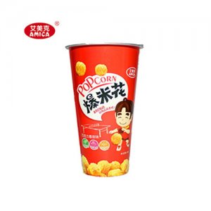 艾美克焦糖味開心桶裝爆米花