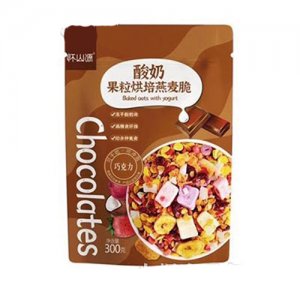 懷山源酸奶果粒燕麥脆巧克力300g