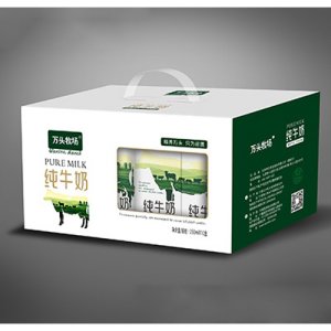 萬頭牧場純牛奶250mlx12盒