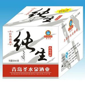 青圣純生紅色經(jīng)典啤酒