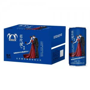 愛京玫瑰養(yǎng)生啤酒330mlX24罐藍(lán)色