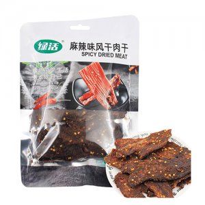 綠活麻辣味風干肉干55g