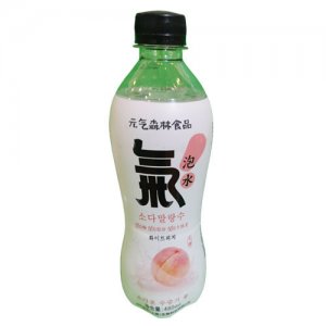 元?dú)馍质称诽K打氣泡水白桃味（無糖）480ml