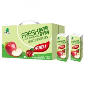 北大荒蘋果汁飲料簡(jiǎn)箱