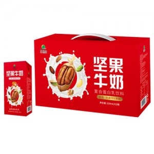 北大荒堅(jiān)果牛奶復(fù)合蛋白乳飲料禮盒