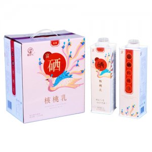 愛巴仁富硒核桃乳飲品簡(jiǎn)箱