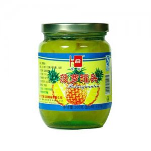 金華賓菠蘿罐頭瓶裝300g