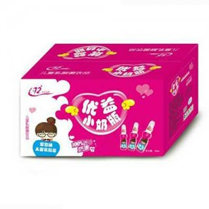 優(yōu)益小奶瓶兒童乳酸菌草莓味飲品