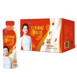 恰相逢紅棗枸杞果粒奶500mlx15瓶