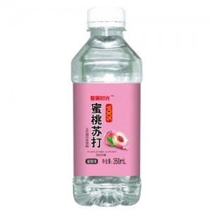 聚果時(shí)光蜜桃蘇打飲料350ml
