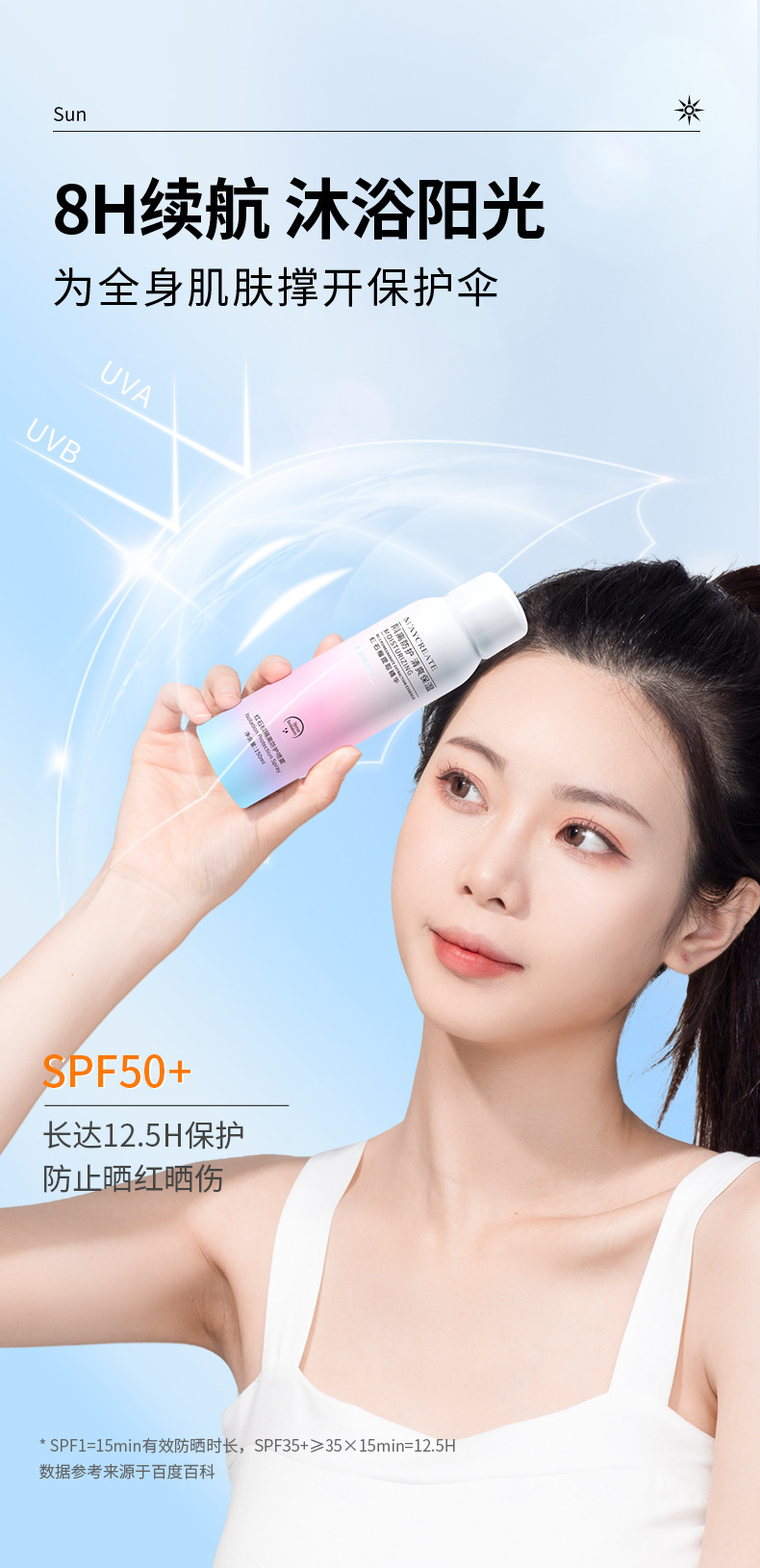 防曬霜隔離噴霧代加工-合作形式多樣-免費全程策劃