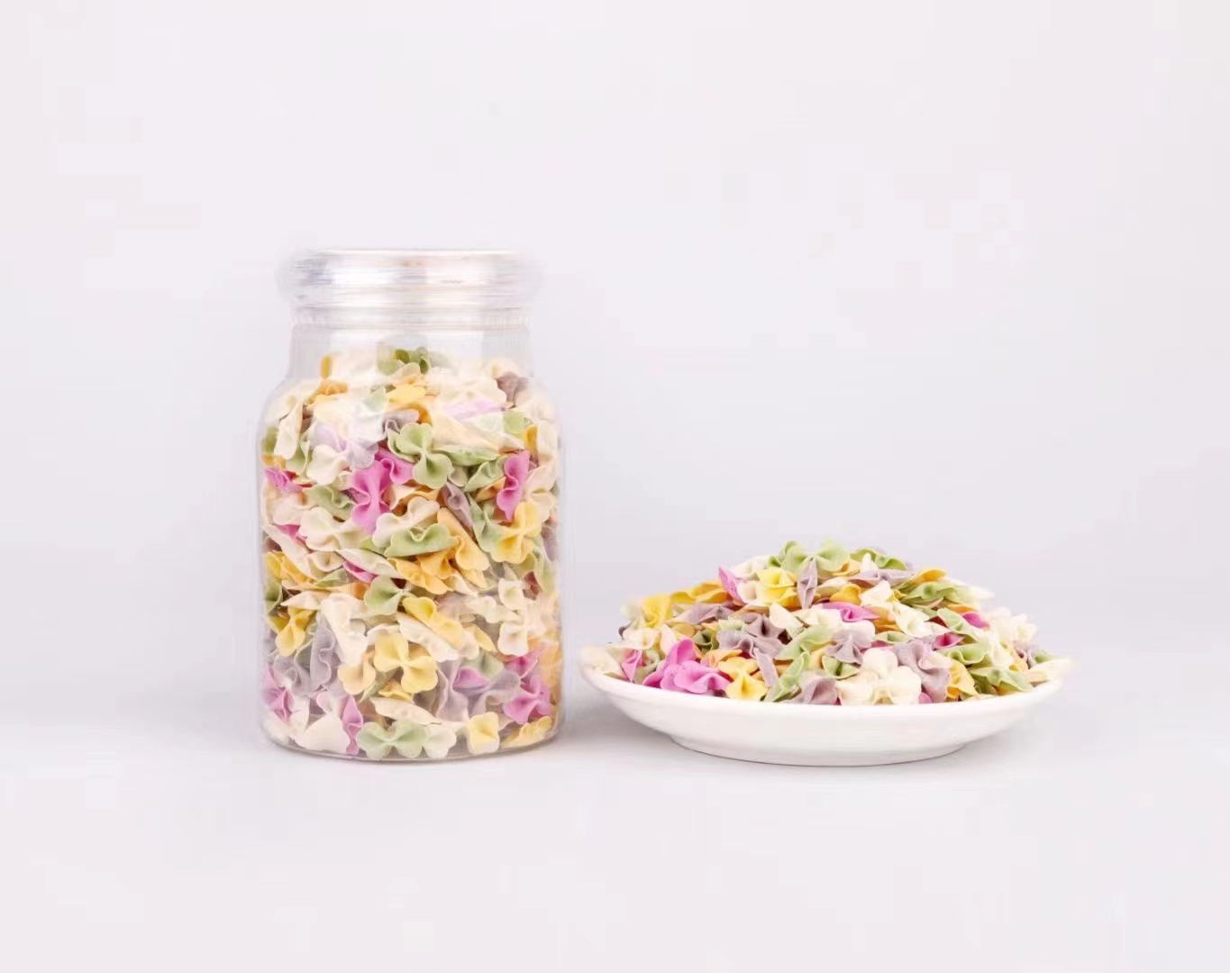 蝴蝶面果蔬營(yíng)養(yǎng)面兒童小面條花色掛面貼牌oem,這家挺靠譜的