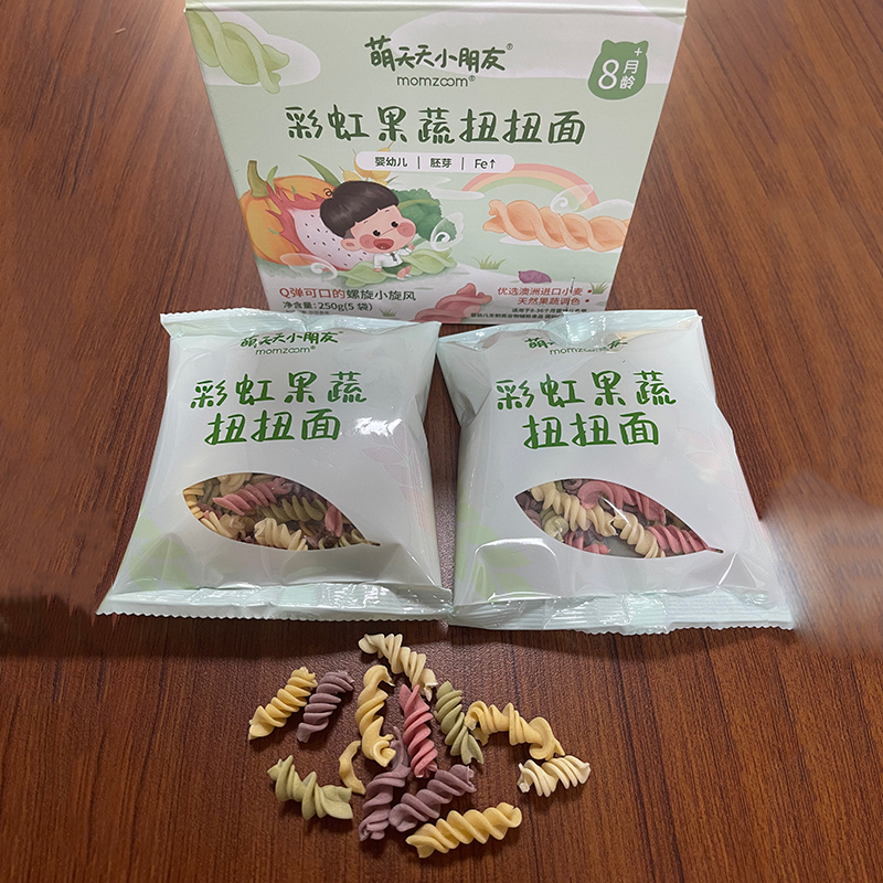 彩虹果蔬扭扭面嬰兒營(yíng)養(yǎng)面oem貼牌,總有一款適合您