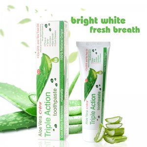 蘆薈牙膏清新口氣可OEM/ODM代工