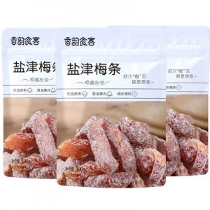 鹽津梅條100g無(wú)核話梅肉可OEM/ODM代工