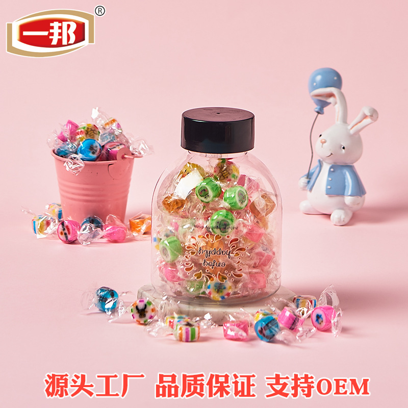 一邦網(wǎng)紅水果卡通動物硬糖OEM/ODM定制代加工