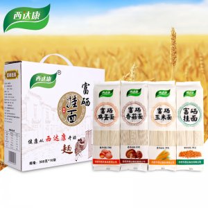富硒掛面300gx10袋 香菇面玉米面雞蛋面細面OEM/ODM代加工