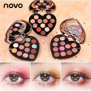 NOVO愛(ài)心型12色眼影盤(pán)可OEM/ODM代工