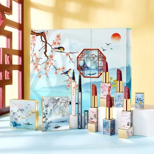中國風故宮音樂套盒口紅可OEM/ODM代工