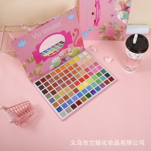 新款粉色云朵國(guó)貨清潔大地色眼影OEM/ODM定制代加工