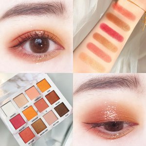 大理石12色眼影盤貼牌OEM/ODM