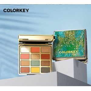 Colorkey珂拉琪十二色眼影盤(pán)貼牌OEM/ODM