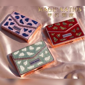 NOVO5255幻鏡流沙12色眼影盤(pán)代加工貼牌OEM/ODM