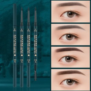 國風(fēng)立體雙頭極細眉筆防水防汗持久不脫OEM/ODM代加工