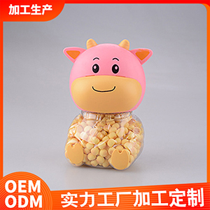 動(dòng)物頭系列小饅頭 玩具零食代加工貼牌OEM/ODM