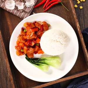 谷言蓋澆飯半成品辣子雞丁200gOEM代加工