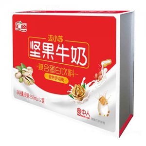 匯源邁小蘇堅果牛奶復(fù)合蛋白飲料250mlX12盒OEM代加工